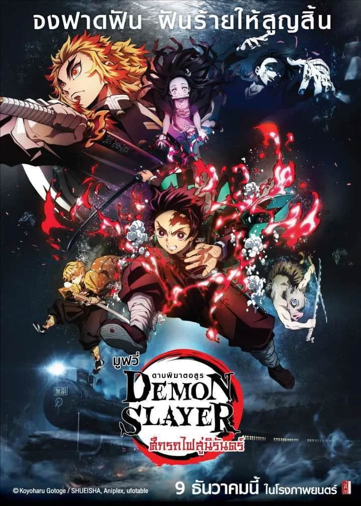 Demon Slayer Kimetsu No Yaiba The Movie Mugen Train poster
