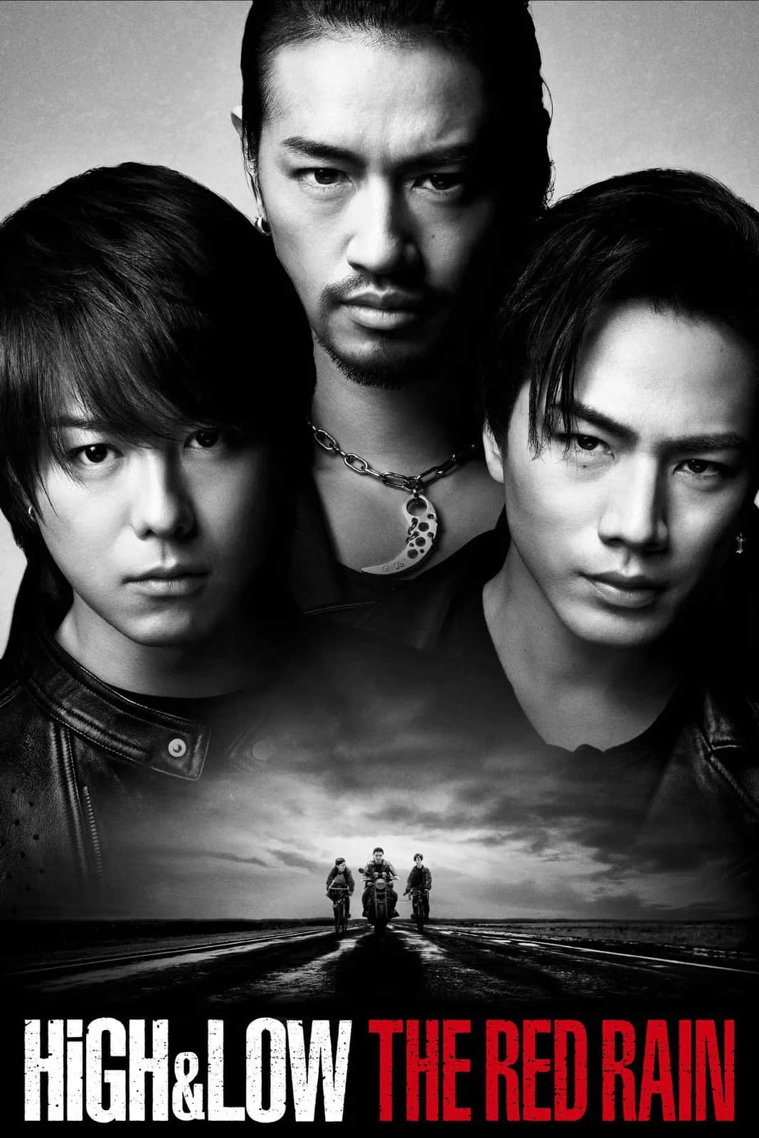 HiGH&LOW THE RED RAIN poster