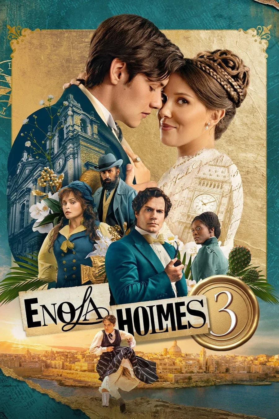 เอโนลา โฮล์มส์ 3 โปสเตอร์